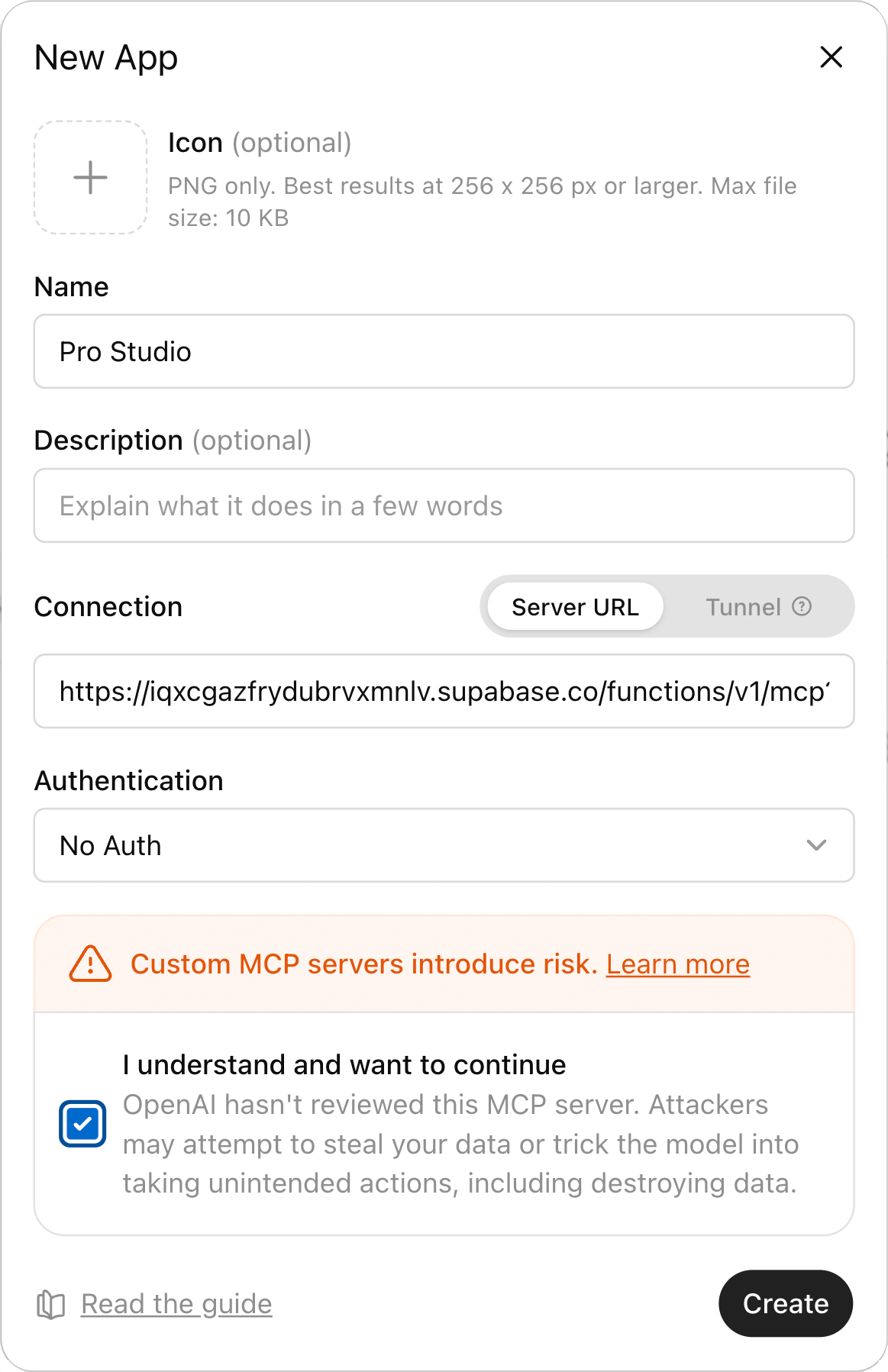 Adding Pro Studio as a plugin in ChatGPT